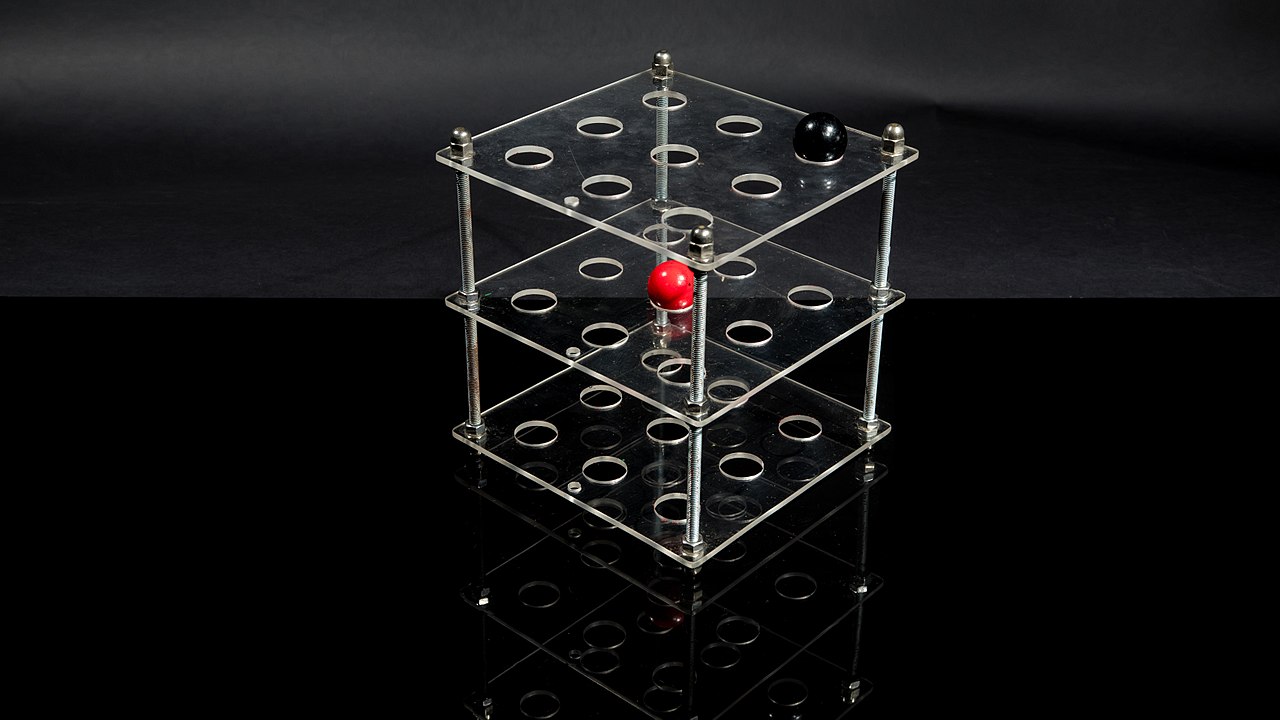 Tic Tac Toe 3D - Boules de cristal - 12 x 11 x 11 cm