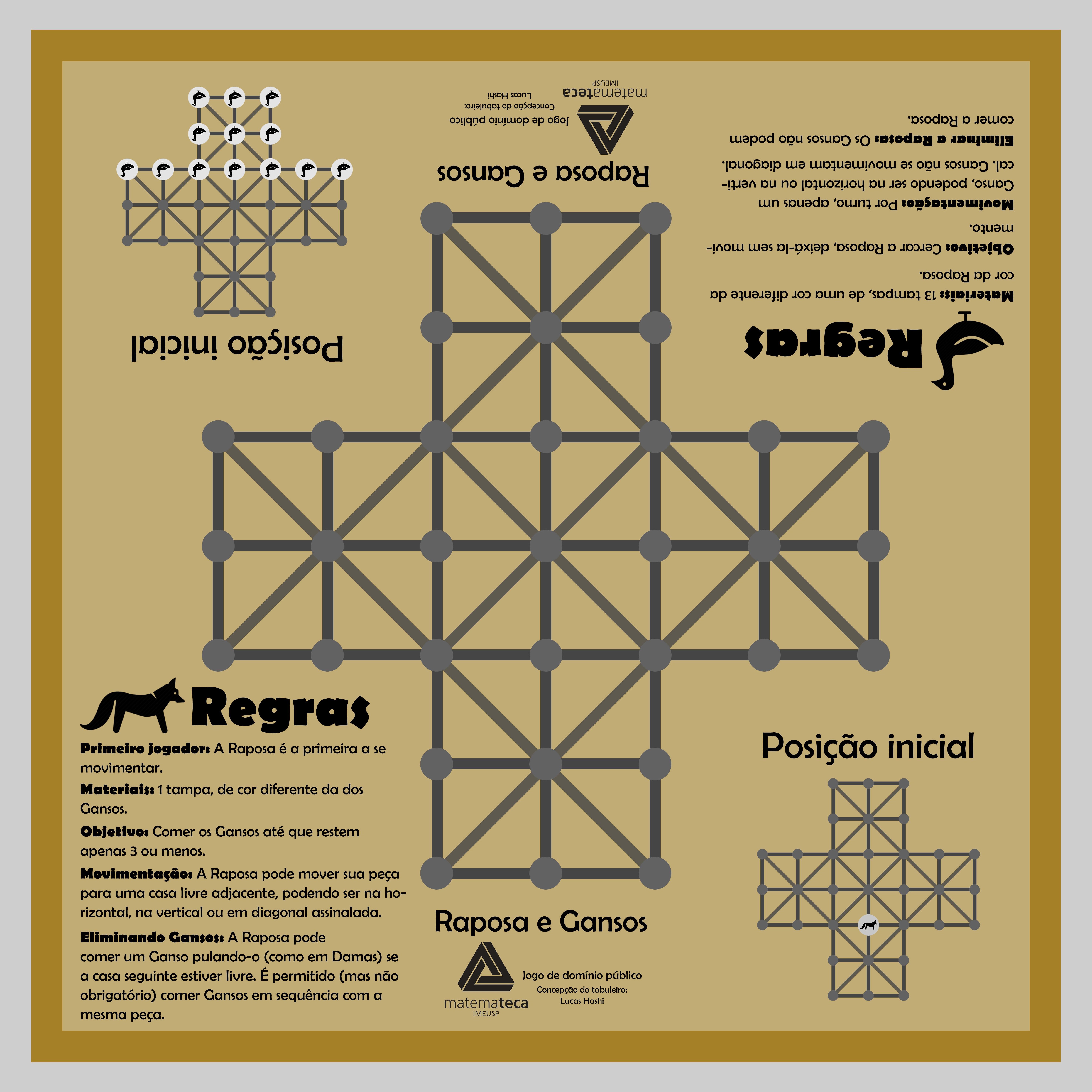 Jogo de Tabuleiro Ludo e Ganso de Madeira